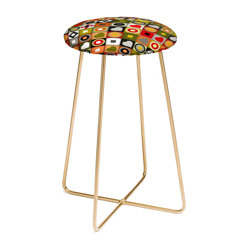 Sharon Turner parava festive diamond Counter Stool
