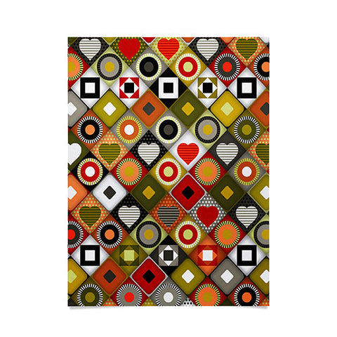 Sharon Turner parava festive diamond Poster