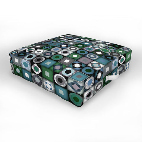 Sharon Turner parava midnight Outdoor Floor Cushion