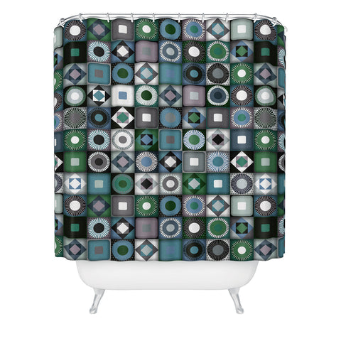 Sharon Turner parava midnight Shower Curtain
