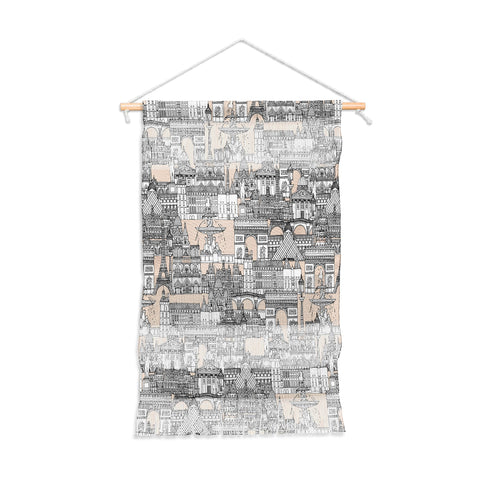 Sharon Turner Paris toile sugar pink Wall Hanging Portrait