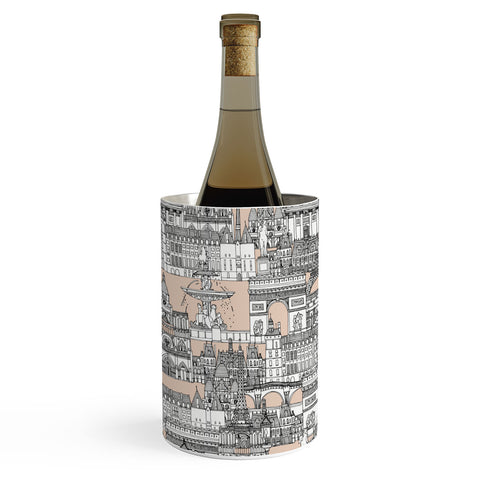Sharon Turner Paris toile sugar pink Wine Chiller