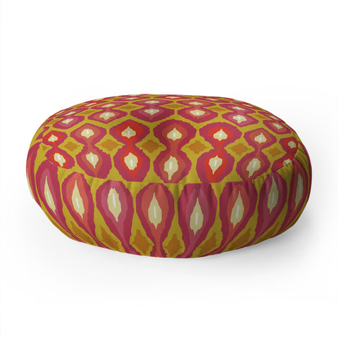 Sharon Turner Party Boardwalk Ikat Floor Pillow Round