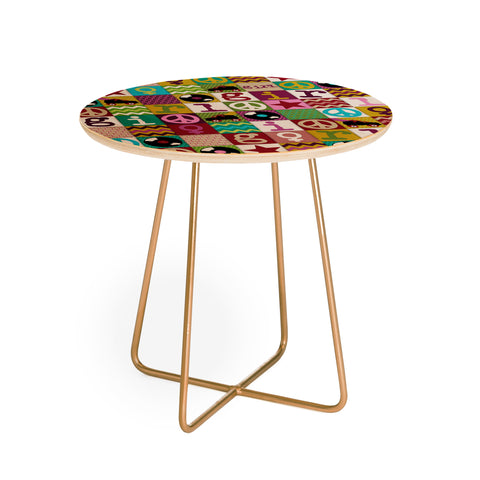 Sharon Turner Patch Girl Round Side Table