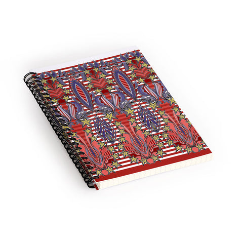 Sharon Turner Patriotic Celebration Spiral Notebook