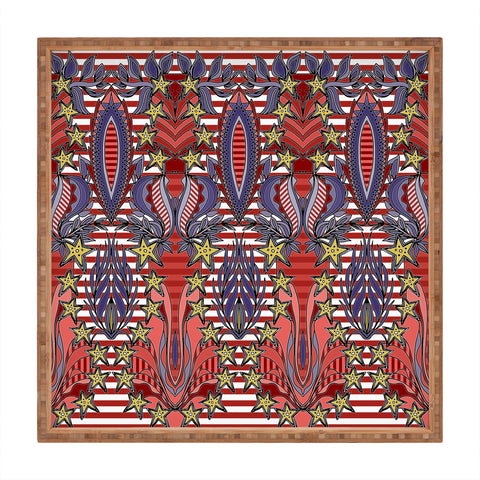 Sharon Turner Patriotic Celebration Square Tray