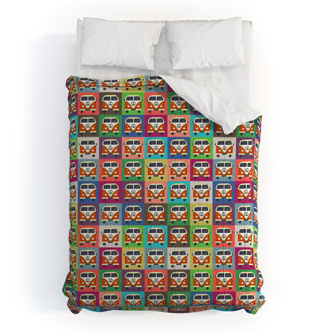 Sharon Turner Peace Campers Comforter