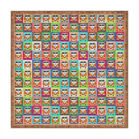 Sharon Turner Peace Campers Square Tray
