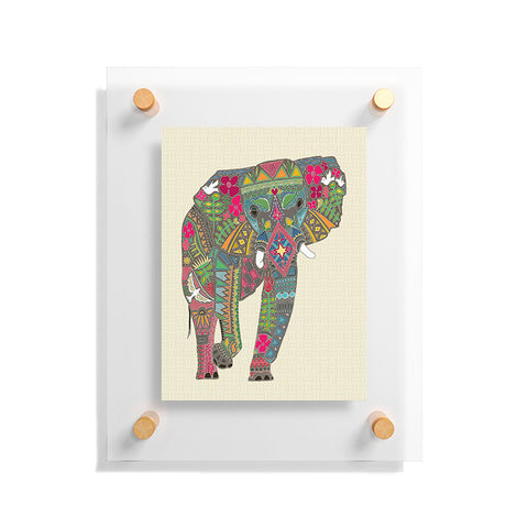 Sharon Turner Peace Elephant Floating Acrylic Print