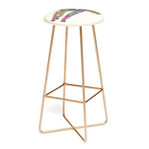 Sharon Turner Peace Elephant Bar Stool