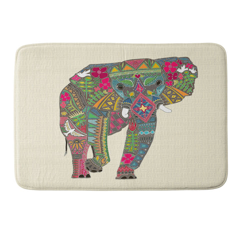 Sharon Turner Peace Elephant Memory Foam Bath Mat