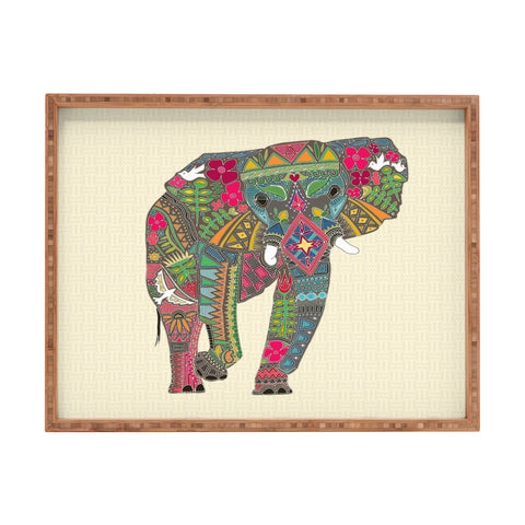 Sharon Turner Peace Elephant Rectangular Tray