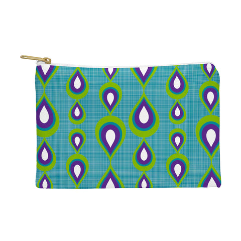 Sharon Turner Peacock Mod Drops Pouch