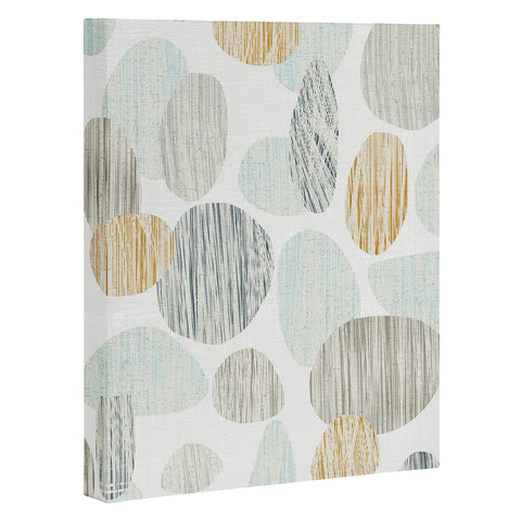 Sharon Turner pebbles copper Art Canvas