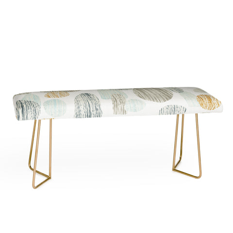 Sharon Turner pebbles copper Bench