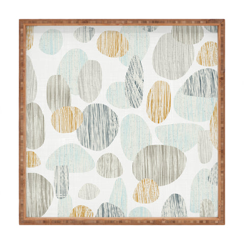 Sharon Turner pebbles copper Square Tray