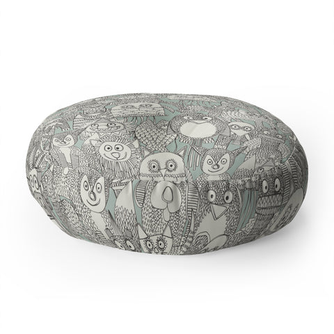 Sharon Turner pencil pinatas Floor Pillow Round