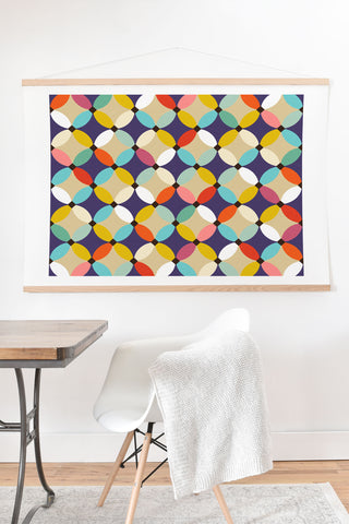 Sharon Turner petals beach Art Print And Hanger