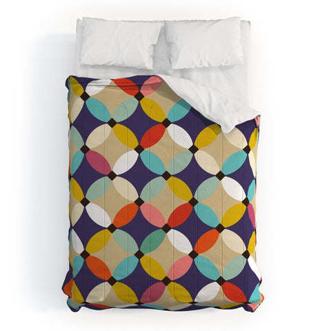 Sharon Turner petals beach Comforter