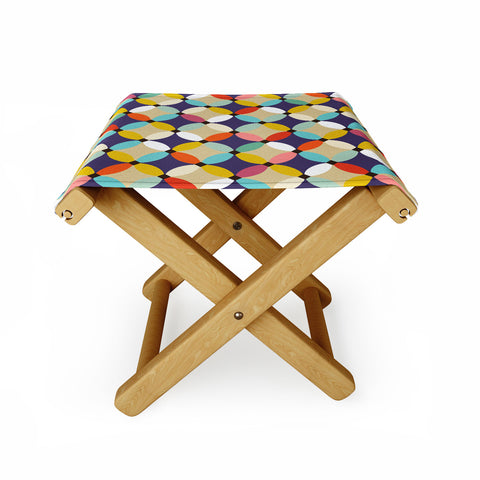 Sharon Turner petals beach Folding Stool