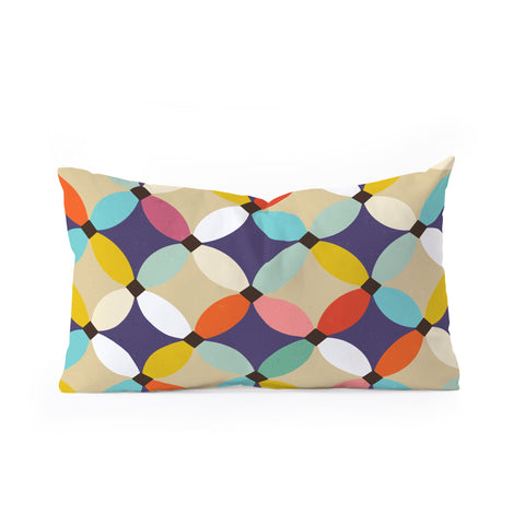 Sharon Turner petals beach Oblong Throw Pillow