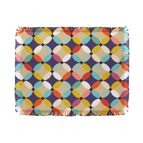 Sharon Turner petals beach Throw Blanket