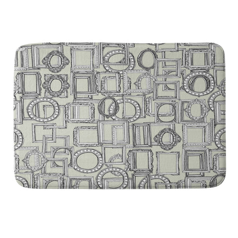 Sharon Turner picture frames aplenty Memory Foam Bath Mat
