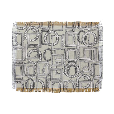 Sharon Turner picture frames aplenty Throw Blanket