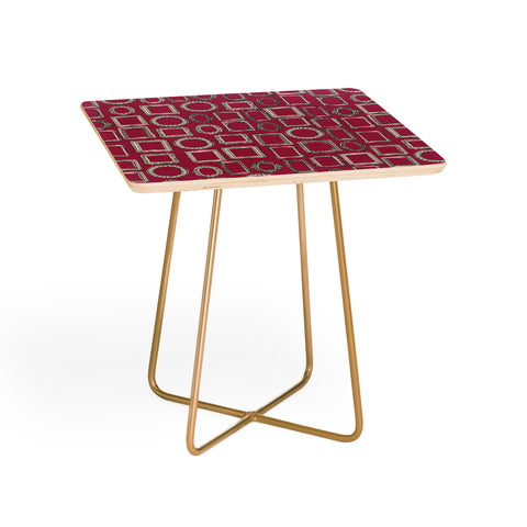 Sharon Turner picture frames fuchsia Side Table