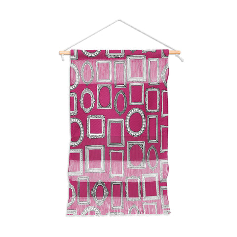 Sharon Turner picture frames fuchsia Wall Hanging Portrait