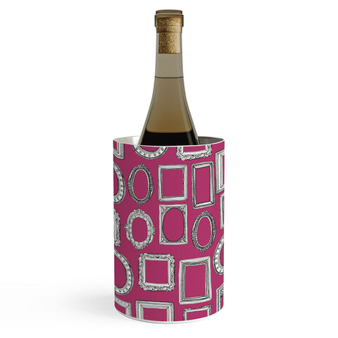 Sharon Turner picture frames fuchsia Wine Chiller