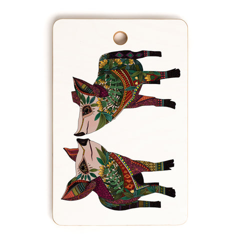 Sharon Turner pig love Cutting Board Rectangle