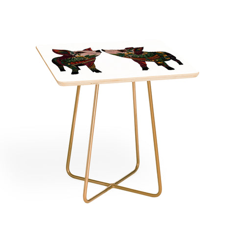 Sharon Turner pig love Side Table