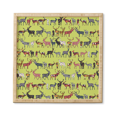 Sharon Turner Pistachio Spice Deer Framed Wall Art
