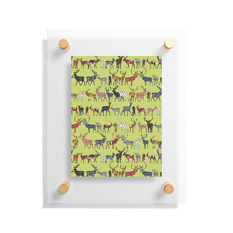 Sharon Turner Pistachio Spice Deer Floating Acrylic Print