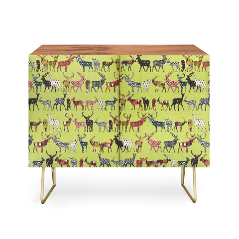 Sharon Turner Pistachio Spice Deer Credenza
