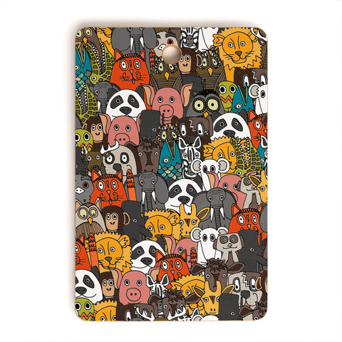 Sharon Turner Plushies Cutting Board Rectangle