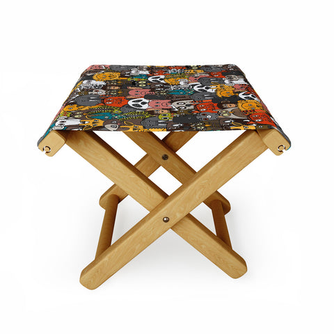 Sharon Turner Plushies Folding Stool