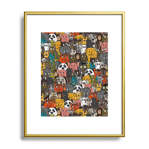 Sharon Turner Plushies Metal Framed Art Print