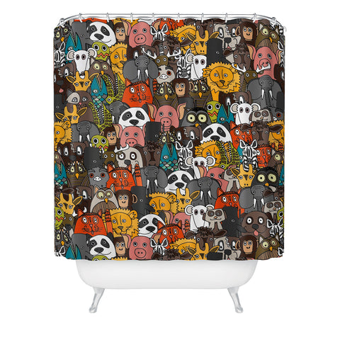 Sharon Turner Plushies Shower Curtain