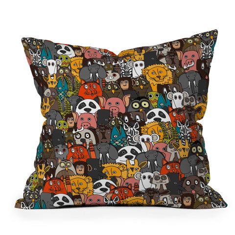 Sharon Turner Plushies Throw Pillow