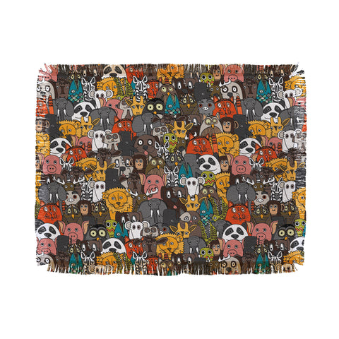 Sharon Turner Plushies Throw Blanket