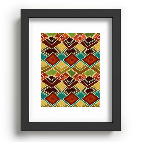 Sharon Turner Raffia Recessed Framing Rectangle
