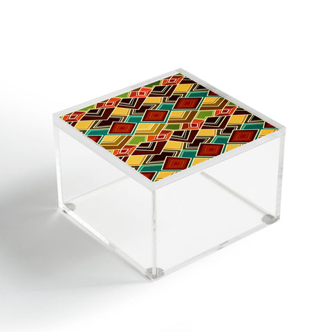 Sharon Turner Raffia Acrylic Box