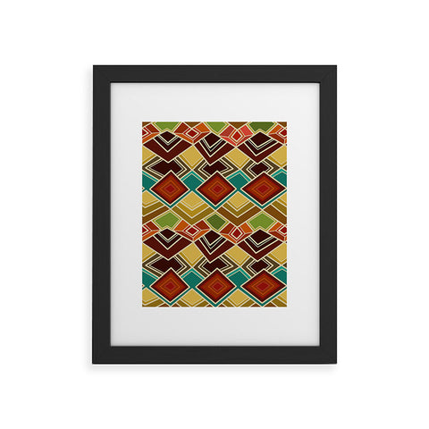 Sharon Turner Raffia Framed Art Print