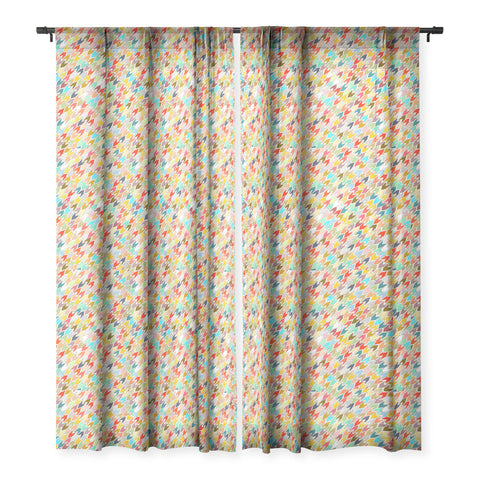 Sharon Turner Rashmi ikat Sheer Window Curtain
