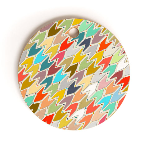 Sharon Turner Rashmi ikat Cutting Board Round
