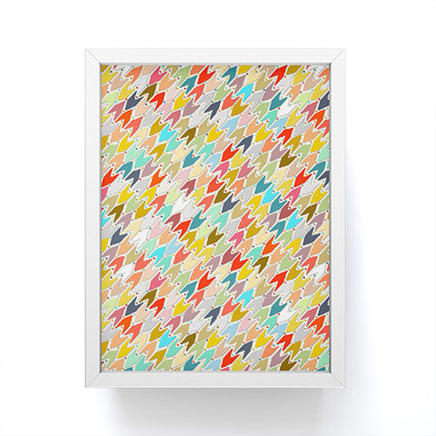 Sharon Turner Rashmi ikat Framed Mini Art Print