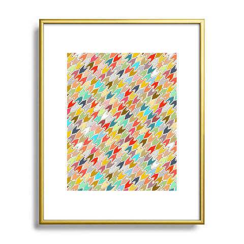 Sharon Turner Rashmi ikat Metal Framed Art Print