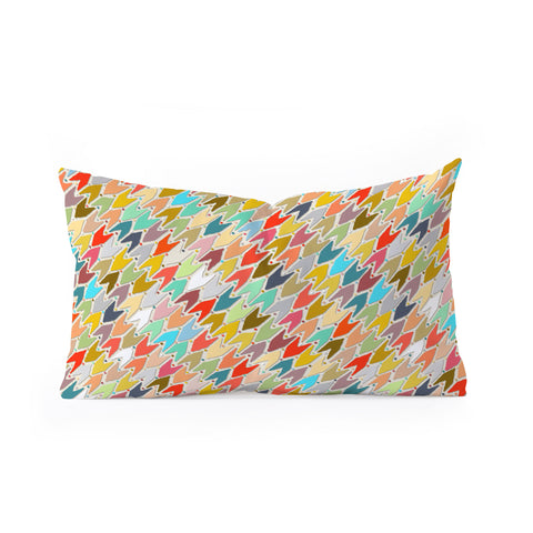 Sharon Turner Rashmi ikat Oblong Throw Pillow